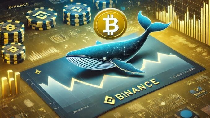Bitcoin Binance Whale Ratio Is Declining: What It Means Bitcoin