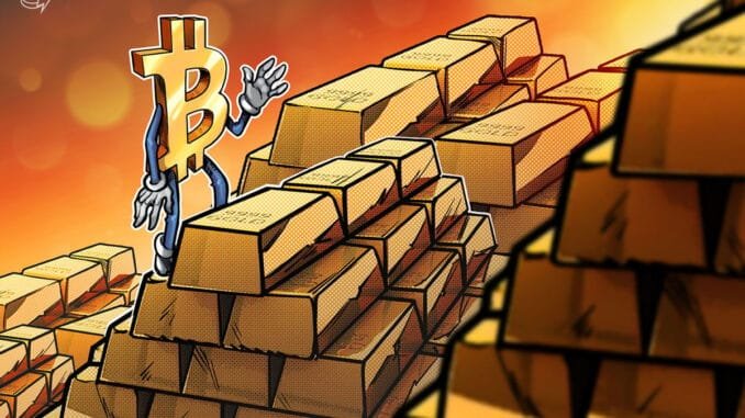 Bitcoin-to-gold ratio breaks 12-year support as gold price hits a Bitcoin-to-gold ratio breaks 12-year support as gold price hits a record $3K