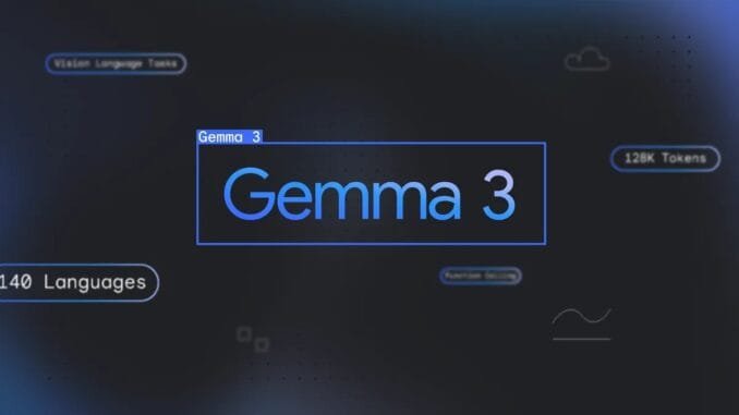 Google launches its latest open AI models Gemma 3 illustration from Google with some capabilities of the open source AI model in the background as the latest models aim to set a new benchmark for AI accessibility and enable developers to create applications across a wide range of devices.