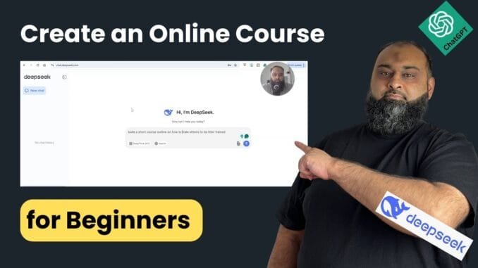 How to Create a Online Course for Beginners (with AI)