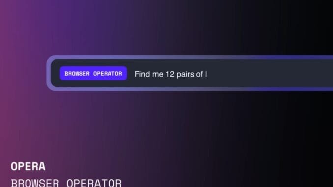 Opera introduces browser-integrated AI agent Screenshot of "Browser Operator," a native AI agent designed to perform tasks for users directly within the Opera browser using agentic artificial intelligence advancements that preserve privacy.