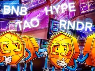 Bitcoin prepares for launch from $85K, BNB, HYPE, TAO and RNDR could follow