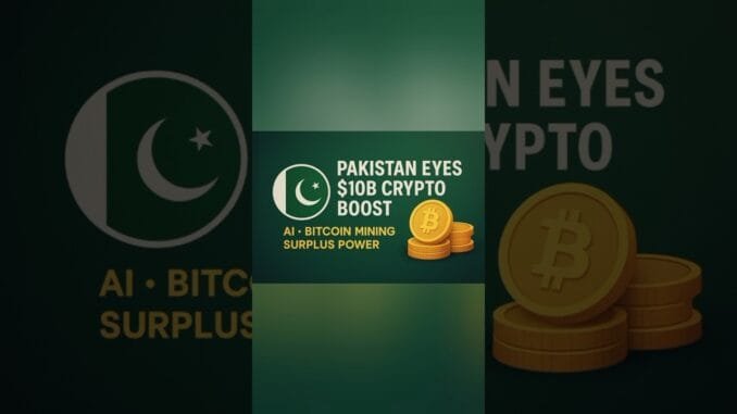 🇵🇰 Eyes $10B Crypto Boost | AI- Bitcoin Mining Surplus Power #cryptocurrency #pakistan #crypto #btc
