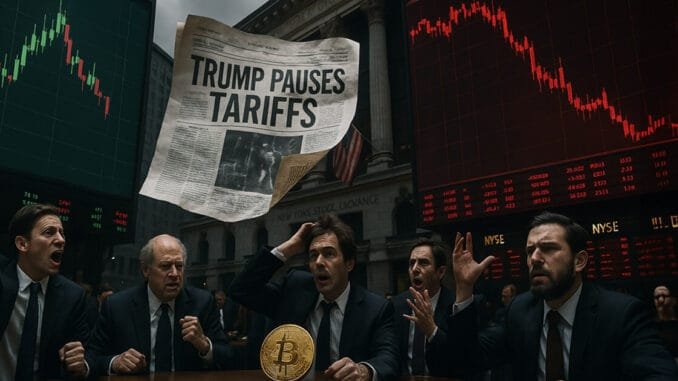 Market chaos as fake Trump plan to pause tariffs momentarily Market chaos as fake Trump plan to pause tariffs momentarily pumps markets
