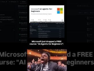 Microsoft Ai agent for beginners course. #ai #chatgpt #aiagent