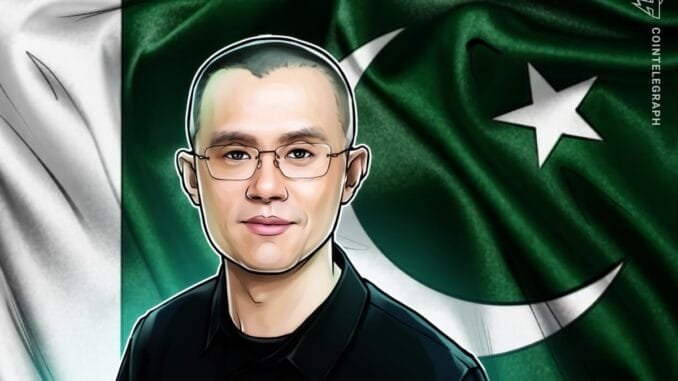 Pakistan appoints Changpeng Zhao as crypto adviser as adoption heats
