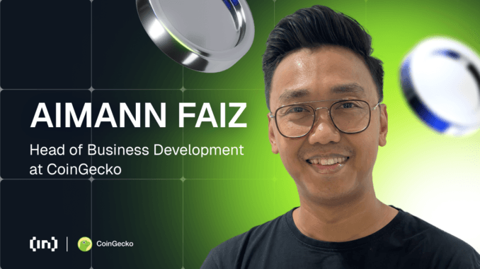 Rebrand, API, and Crypto Trends CoinGecko Turns 11: Aimann Faiz Talks Rebrand, Business Model, and Market Outlook