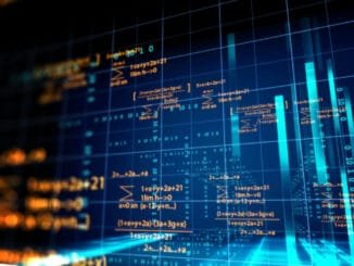 Image of a blockchain coding concept