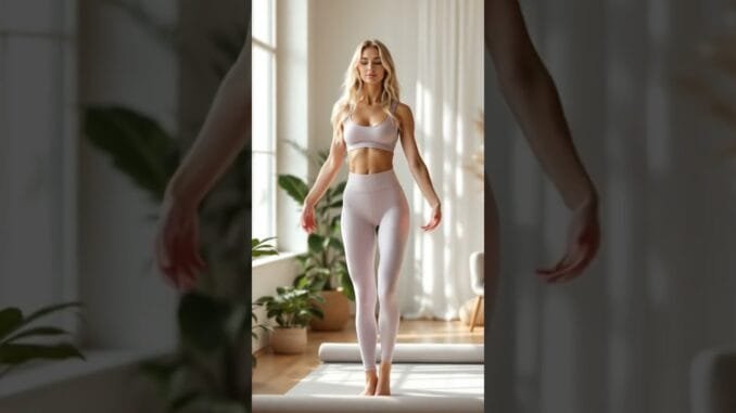 "10 Min Yoga Flow with Emily | Flexibility &Calm for Beginners 🌿"#ai#shorts#kpop#sports#YogaShorts