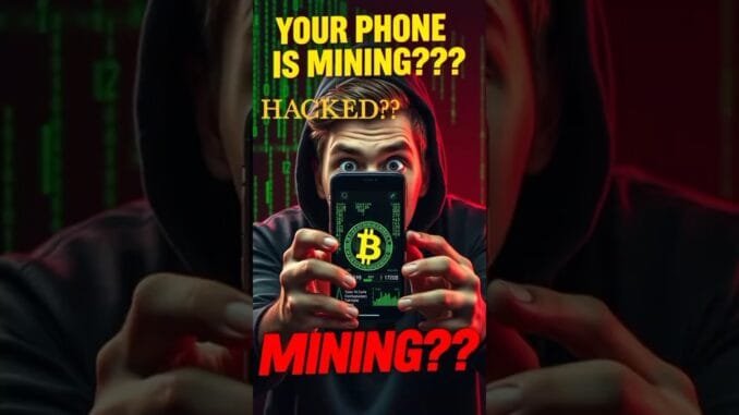 5 Million Phones Hacked for Bitcoin – Are You Next? #bitcoin #mining #cryptoscams #shorts