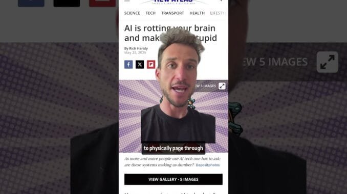 AI is making you STUPID #ai