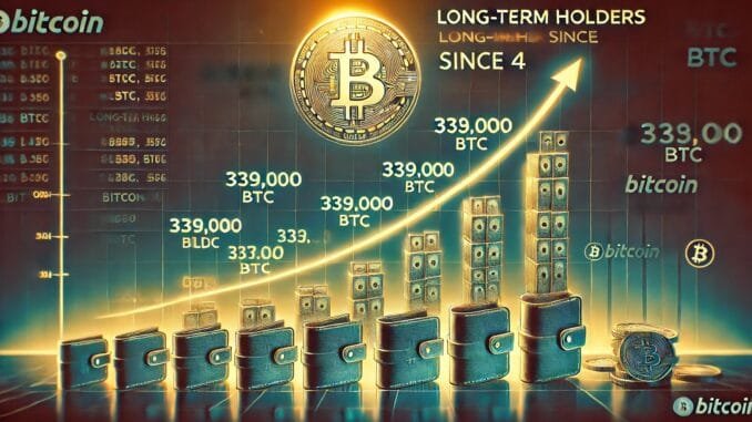 Bitcoin Long-Term Holders Add 339K BTC Since April 4 – Steady Accumulation Signals Conviction