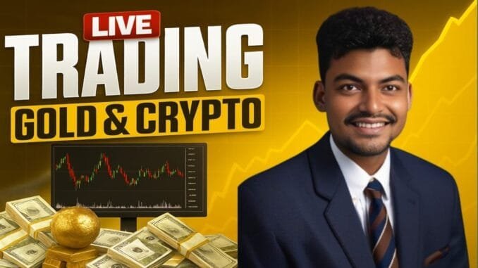 Crypto And Gold Live  Trading Today  || live trading #cryptotrading  for beginners