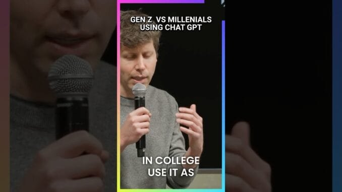 Gen Z vs Millenials AI users!🤯 #ai #chatgpt #samaltman #aitools #ainews #aitrends #aiagents #openai