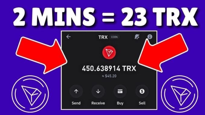 Get FREE CRYPTO(TRX) in Trust Wallet || Free Tron Coin Mining Site | TRX Withdrawal Guide 2025