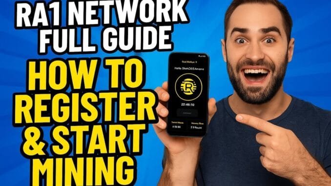 RA1 Network Full Guide: How to Register & Start Mining in Minutes!