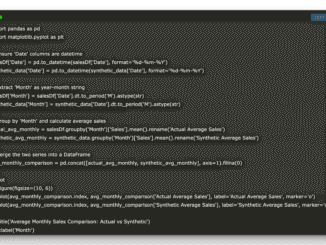 Step-by-Step Guide to Creating Synthetic Data Using the Synthetic Data Vault (SDV)