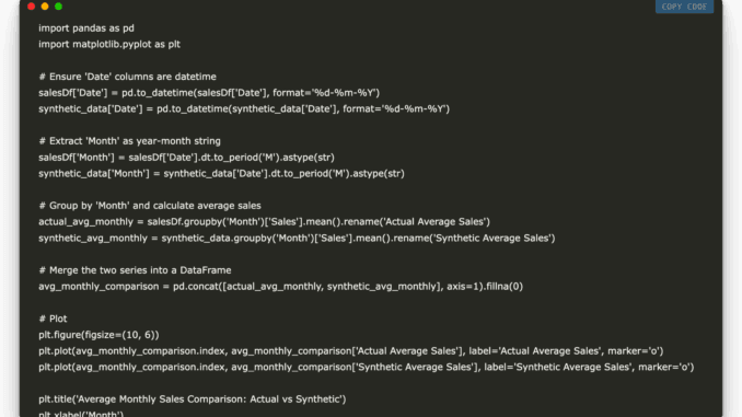 Step-by-Step Guide to Creating Synthetic Data Using the Synthetic Data Step-by-Step Guide to Creating Synthetic Data Using the Synthetic Data Vault (SDV)