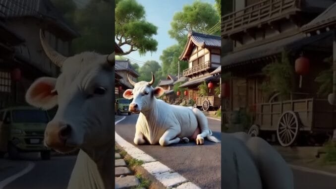 #ai #created #news #cow #sad #story #created #vairalvideo