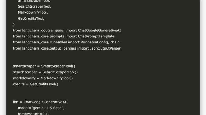 A Coding Guide Implementing ScrapeGraph and Gemini AI for an A Coding Guide Implementing ScrapeGraph and Gemini AI for an Automated, Scalable, Insight-Driven Competitive Intelligence and Market Analysis Workflow