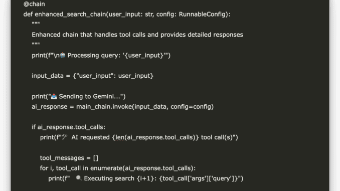 A Coding Implementation of an Intelligent AI Assistant with Jina A Coding Implementation of an Intelligent AI Assistant with Jina Search, LangChain, and Gemini for Real-Time Information Retrieval
