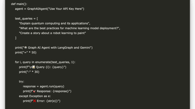 A Step-by-Step Coding Guide to Building an Iterative AI Workflow A Step-by-Step Coding Guide to Building an Iterative AI Workflow Agent Using LangGraph and Gemini