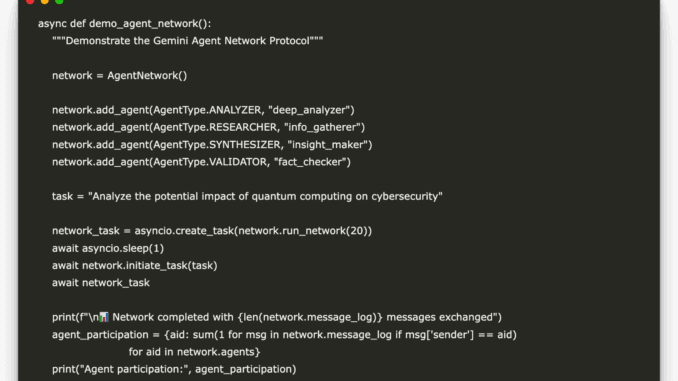 How to Build an Asynchronous AI Agent Network Using Gemini How to Build an Asynchronous AI Agent Network Using Gemini for Research, Analysis, and Validation Tasks