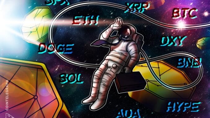 SPX, DXY, BTC, ETH, XRP, BNB, SOL, DOGE, ADA, HYPE SPX, DXY, BTC, ETH, XRP, BNB, SOL, DOGE, ADA, HYPE