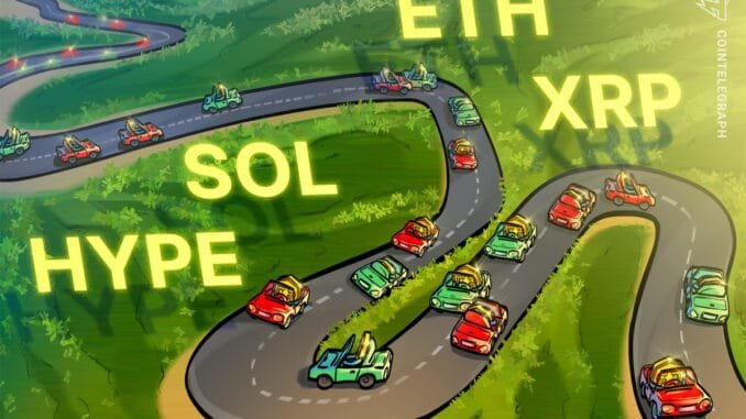 XRP, SOL, ETH, HYPE Oversold Bounce Possible If BTC Recovers