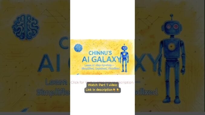Artificial Intelligence Basics for Beginners | Chinnu's AI Galaxy 🚀✨