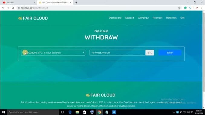 HOW I EARN 0 005 BTC ,Best Cloud Mining Sites 2019  720p 24fps H264 128kbit AAC
