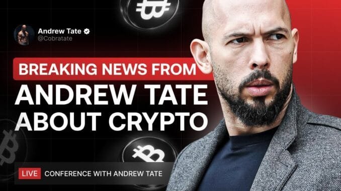 LIVE: Andrew Tate Reveals the Truth about Crypto! This Podcast Will Change the Crypto Industry
