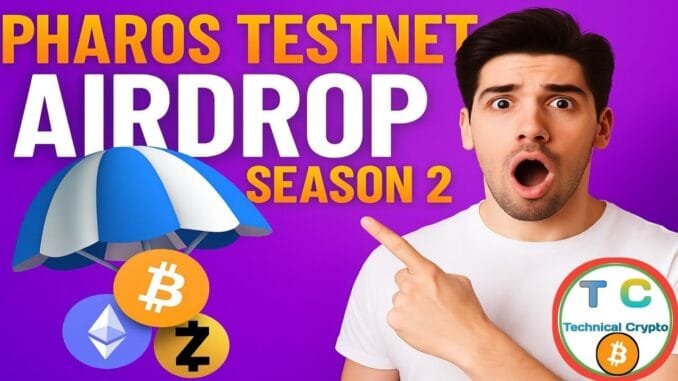 Pharos Airdrop Season 2 is Live | Step-by-Step Join Guide | Crypto Alert Pharos Airdrop Season 2 🪂