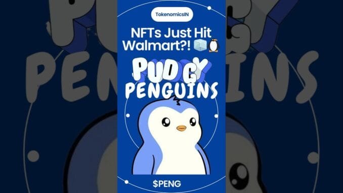 Pudgy Penguins NFTs Just Hit Walmart?! 🧊🐧 #shorts #bitcoin #crypto #cryptocurrency