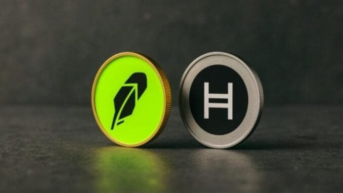 Robinhood US lists Hedera HBAR, extending support for classic coins Robinhood US lists Hedera HBAR, extending support for classic coins following XRP, SOL, ADA