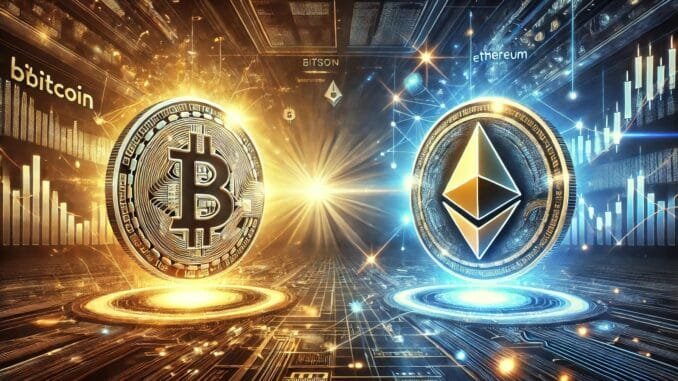 The Call Of Altcoin Season: Ethereum Outperformance Of Bitcoin Deepens Bitcoin Ethereum