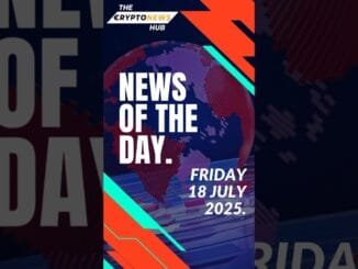 The crypto news hub is live.Top headlines for July 18, 2025.