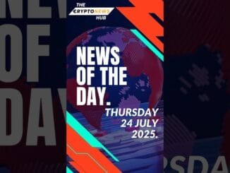 The crypto news hub is live.Top headlines for July 24, 2025.