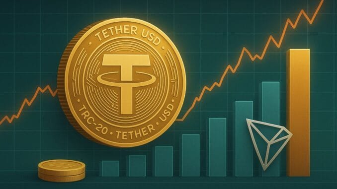 Tron Becomes USDT Powerhouse – 2025 Minting Already 38% Above Tron Becomes USDT Powerhouse – 2025 Minting Already 38% Above Previous Records