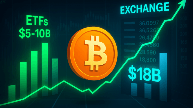 Are ETFs Taking Over Bitcoin Trading Volume? Data Says No Bitcoin