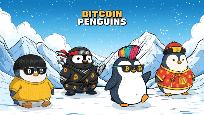 Bitcoin Penguins presale ignites frenzy as meme culture collides with Bitcoin Penguins