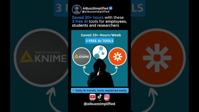 These 3 Free AI tools = 🔥 for students and employees #ai #ainews #aitools