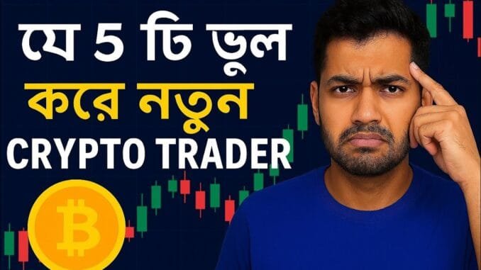 যে ৫টি ভুল করে থাকে নতুন ট্রেডাররা | Crypto Trading for Beginners Bangla Tutorial | @NcntTrading
