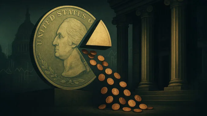 23 cents of every tax dollar goes to pay interest 23 cents of every tax dollar goes to pay interest on U.S. debt