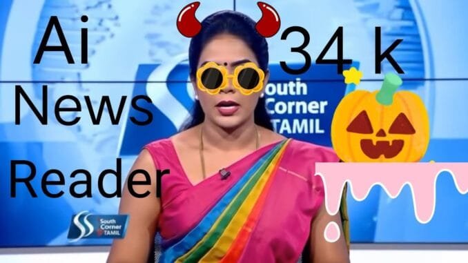 Ai news reader funny video