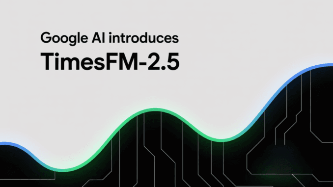 Google AI Ships TimesFM-2.5: Smaller, Longer-Context Foundation Model That Now Google AI Ships TimesFM-2.5: Smaller, Longer-Context Foundation Model That Now Leads GIFT-Eval (Zero-Shot Forecasting)