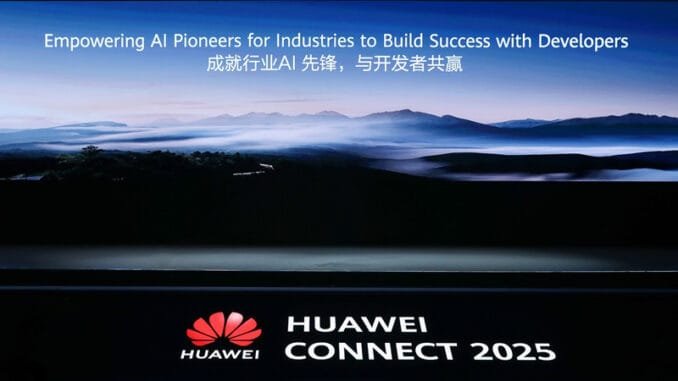 Huawei open-source AI platform details revealed at Huawei Connect 2025 Photo by Huawei