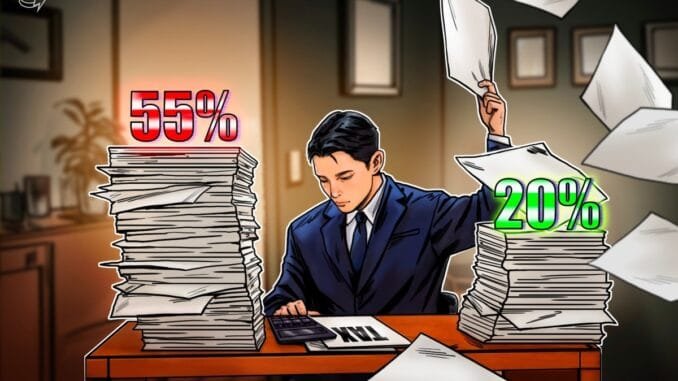 Japan Plans Major Crypto Tax Cut — From 55% Down Japan Plans Major Crypto Tax Cut — From 55% Down to 20% in 2025