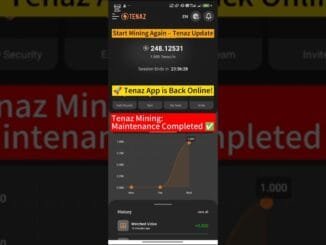 Tenaz Mining App is Back Online 🚀 | Start Mining Again + Big Update! 🔥 | Early Phase New Airdrop 🆕