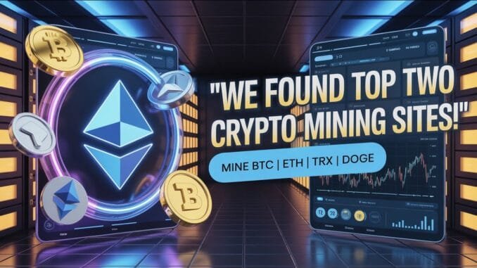 We Found Top Two Crypto Mining Sites! Mine BTC | ETH | TRX | DOGE